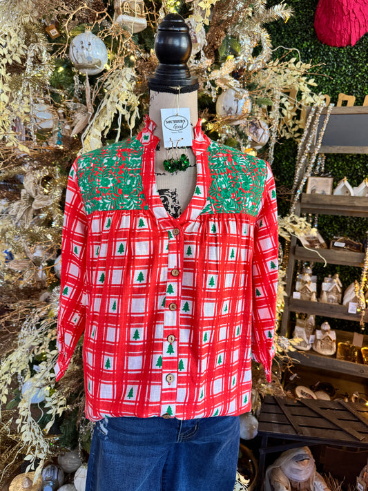 Jane Christmas Top