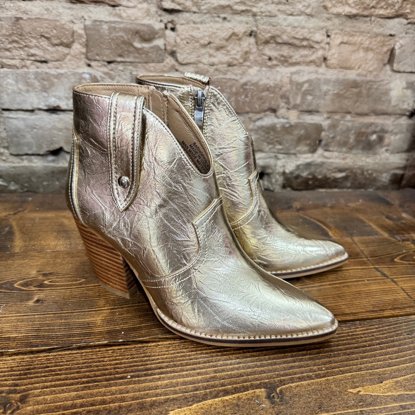 Bar Hoppin Gold Boot