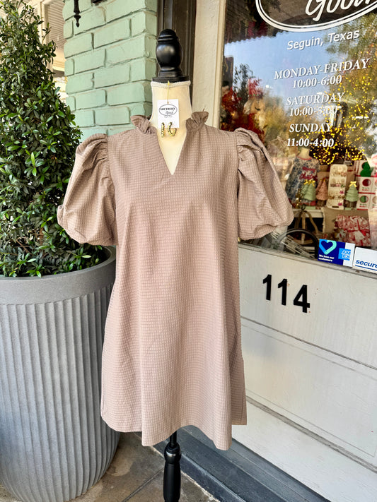 Destiny Mocha Dress