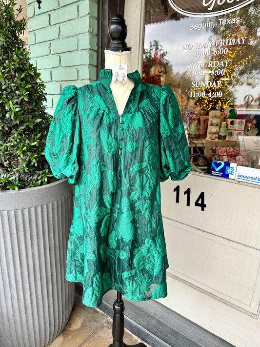 Haven Green Dress