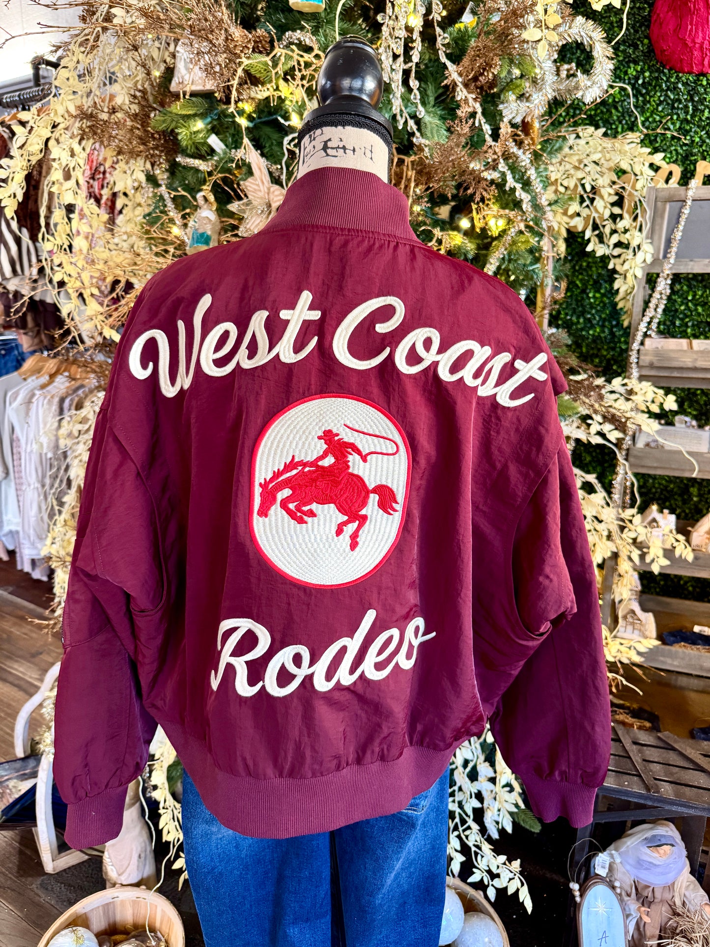 West Coast Rodeo Maroon Jacket