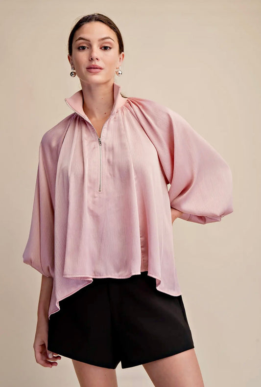 Delphine Pink Top