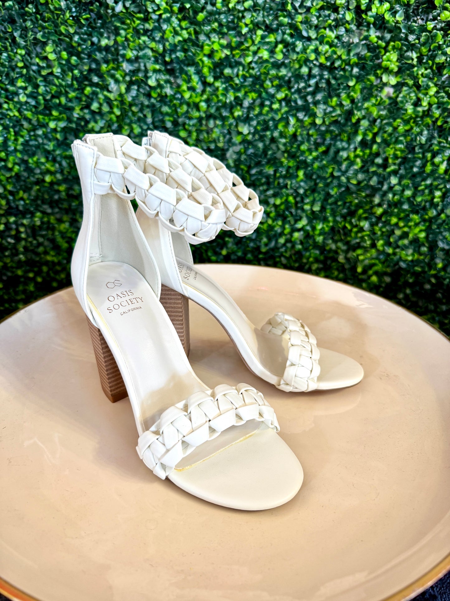 Melody White Heel