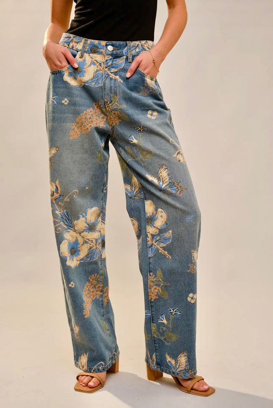 Camden Floral Jean