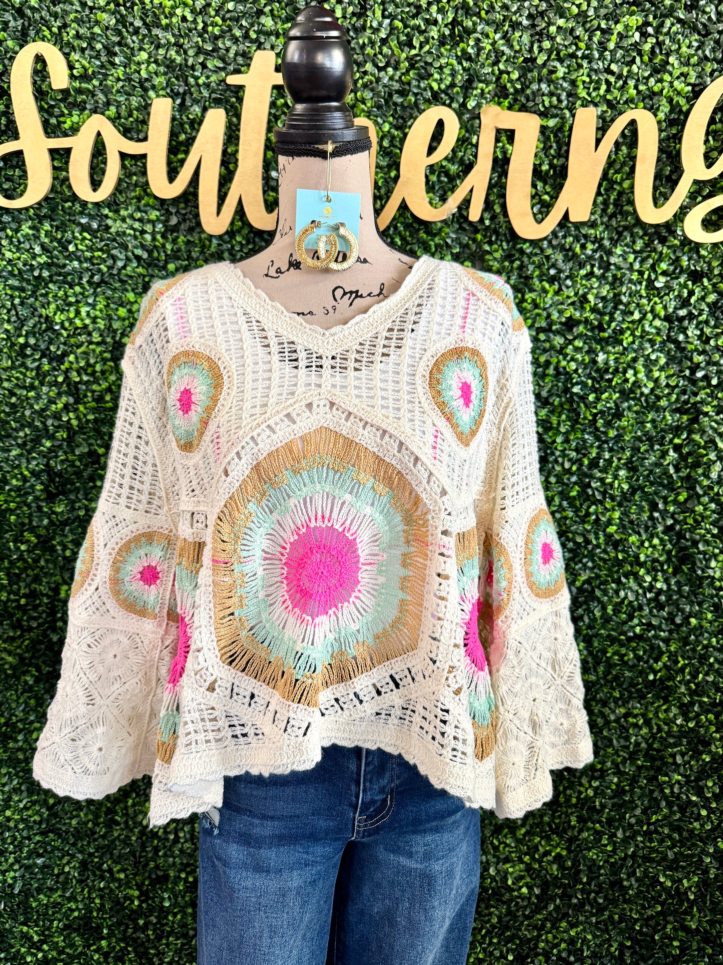 Amanda Sage Crochet Top