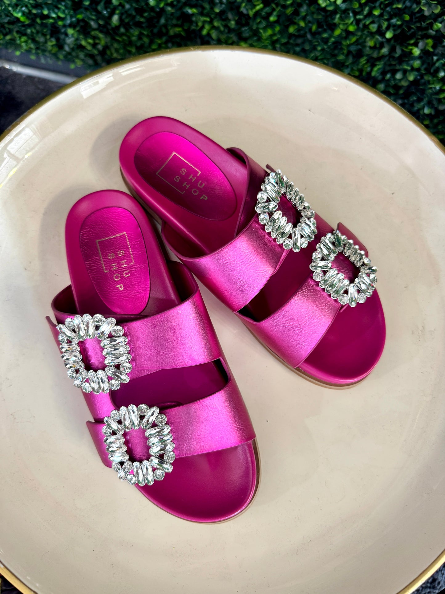 Bridget Fuchsia Sandal