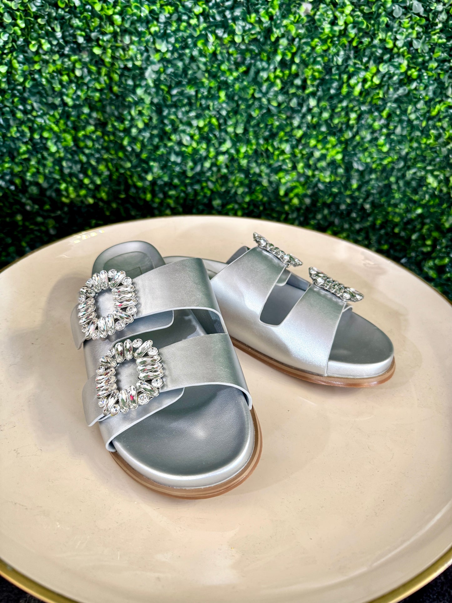 Bridget Silver Sandal
