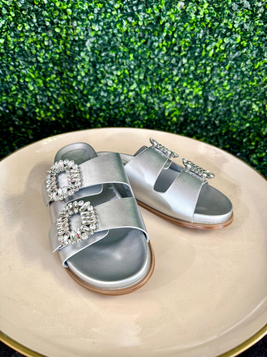 Bridget Silver Sandal