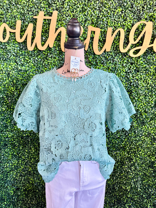 Elle Mint Top