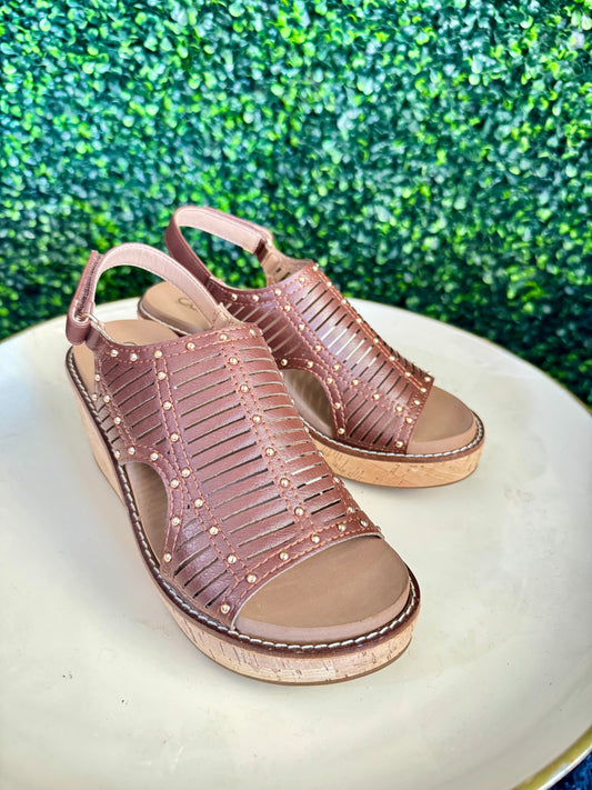 Can We Go Mahogany Wedge