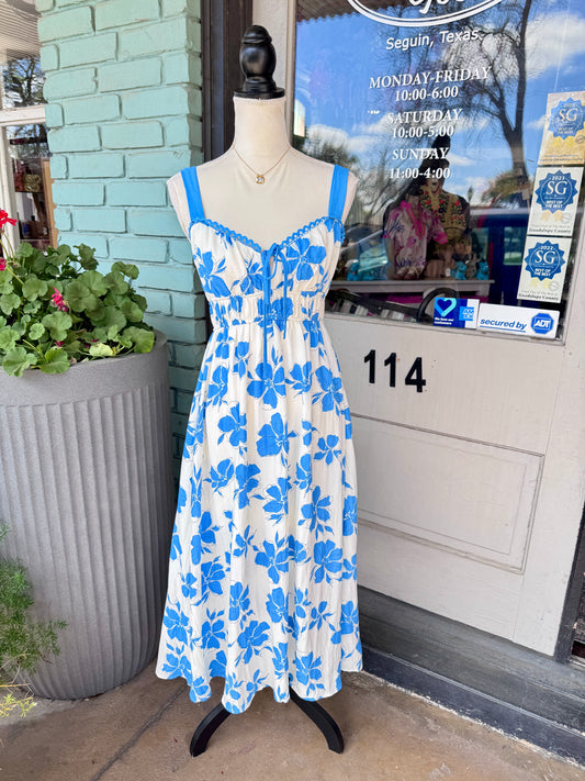 Beverlee Blue Midi