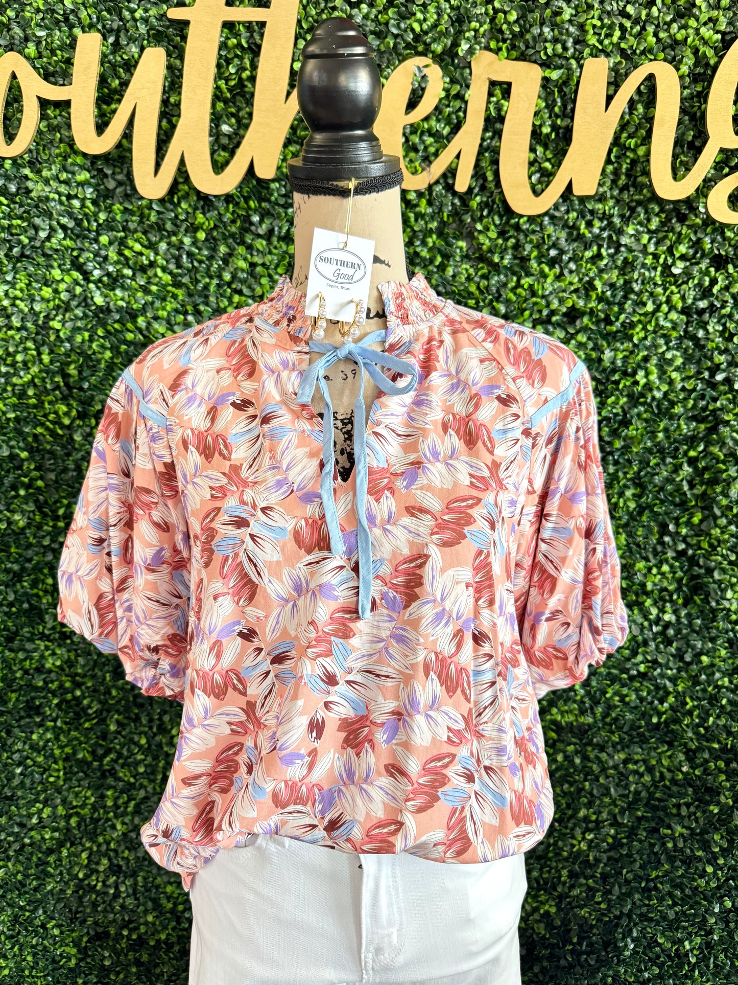 Alma Pink Top