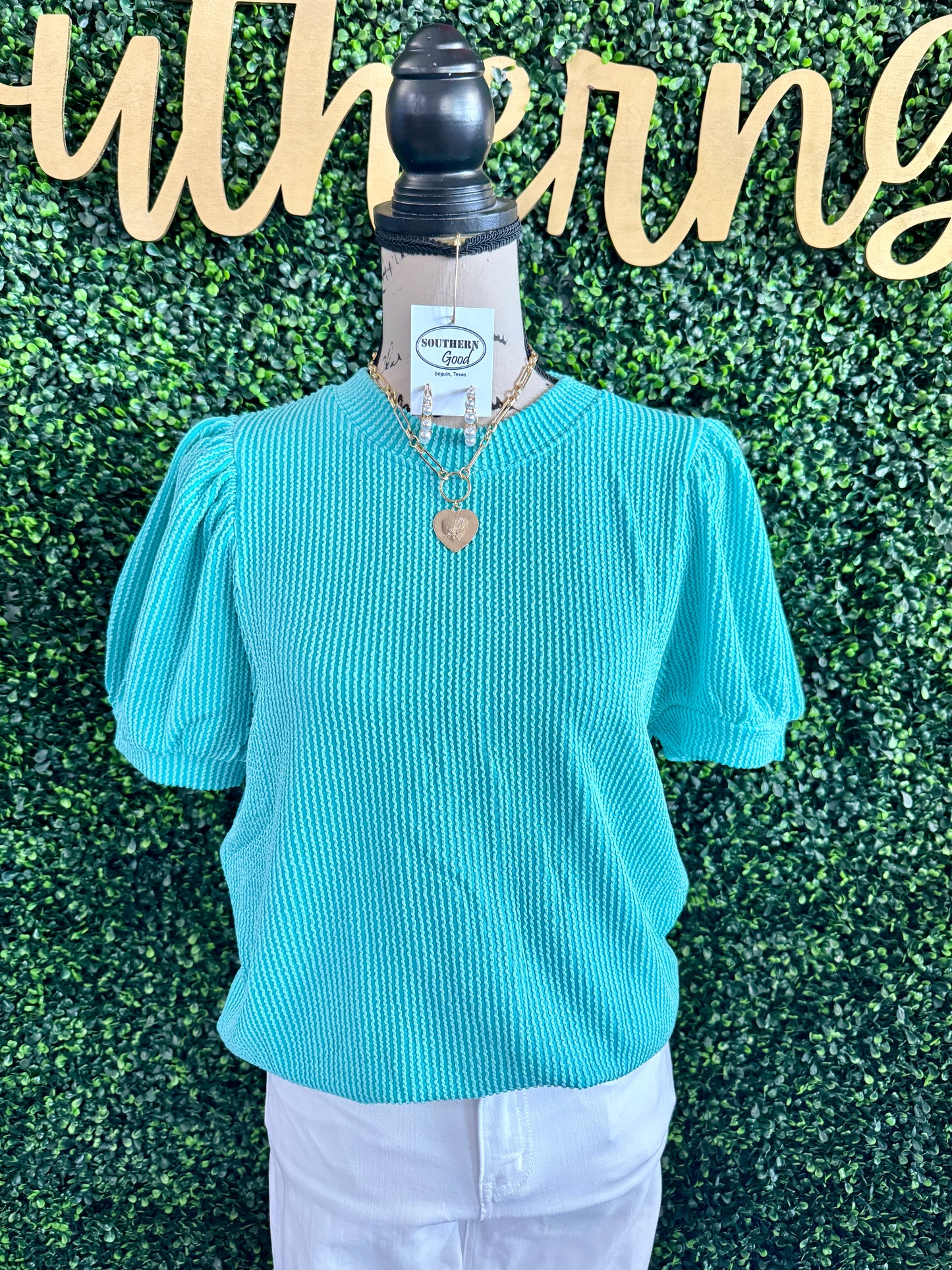 Zelda Turquoise Top