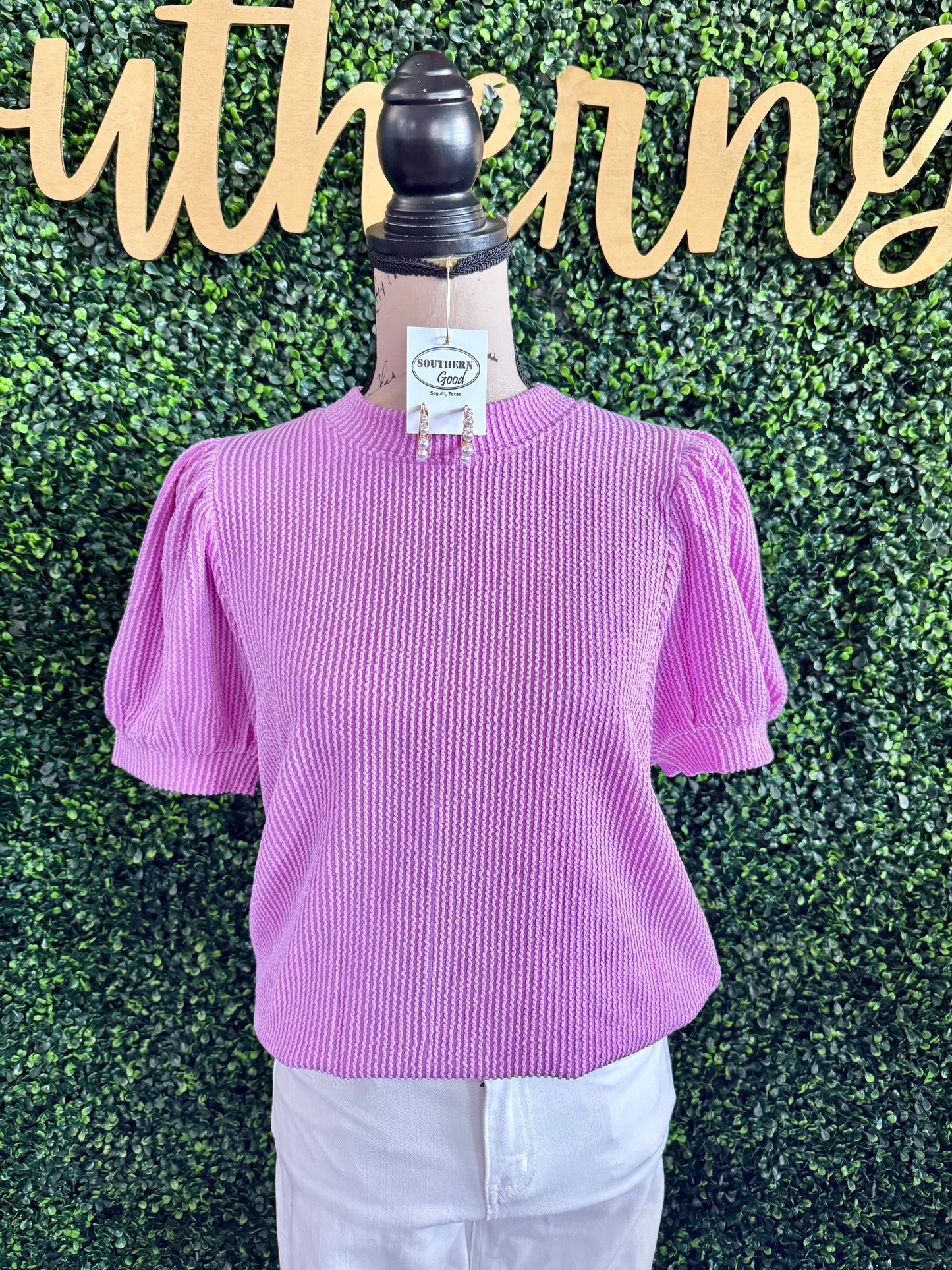 Zelda Violet Top