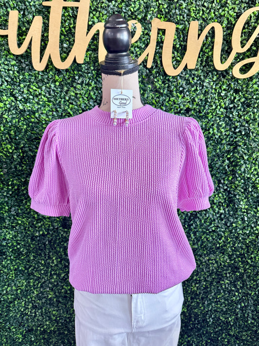 Zelda Violet Top