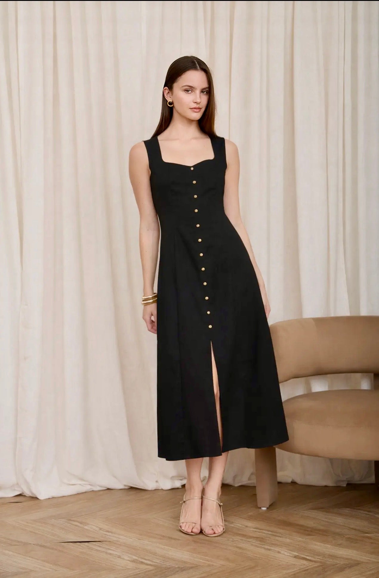Persephone Black Midi
