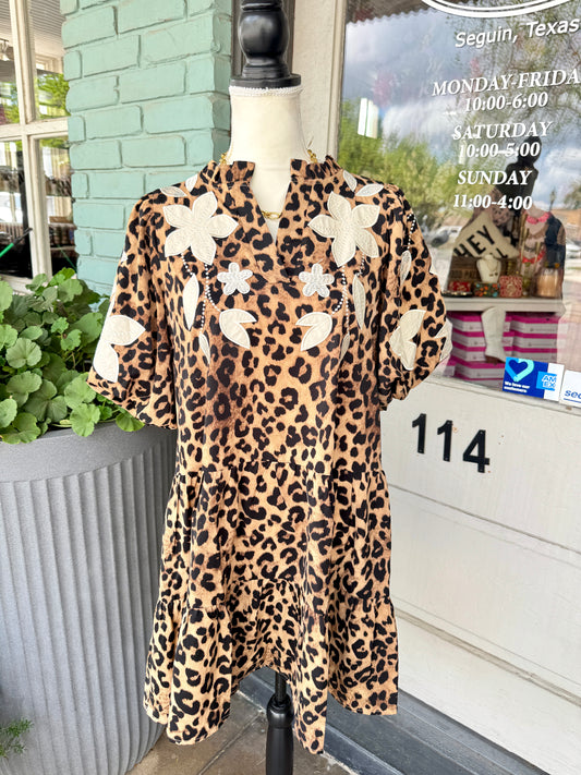 Jamie Leopard Dress