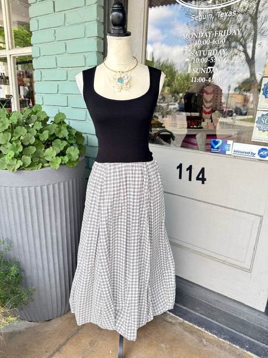 Primrose Black Midi
