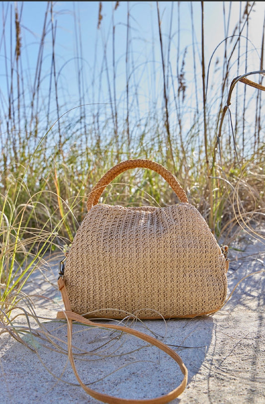 Darling Straw Satchel