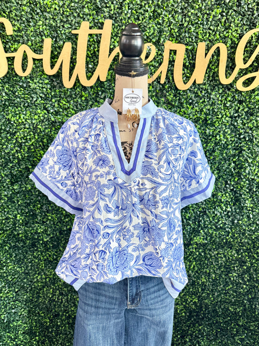 Maggie Blue Top
