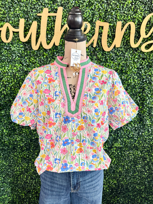 Kimberly Floral Top