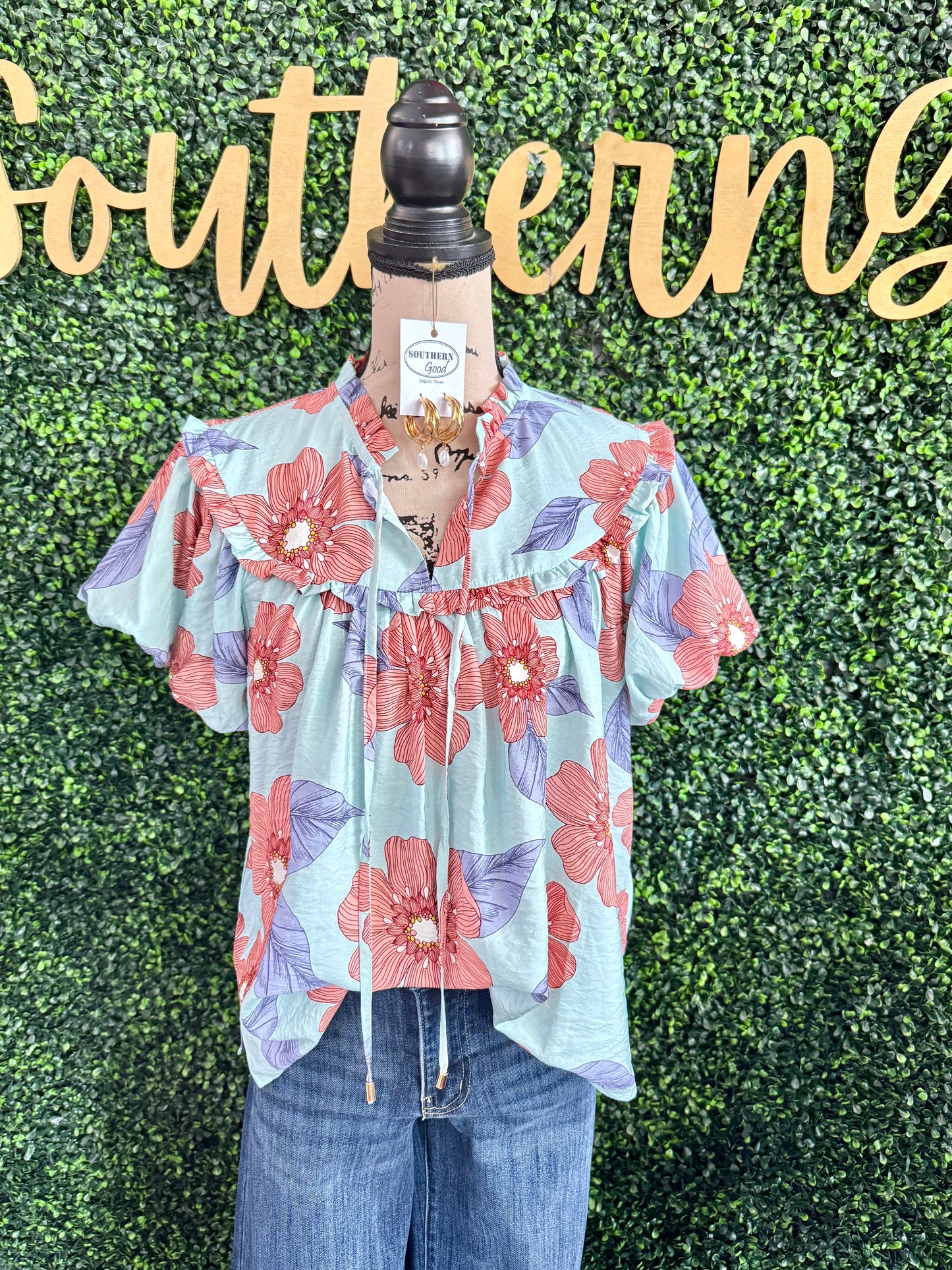 Clarissa Floral Top