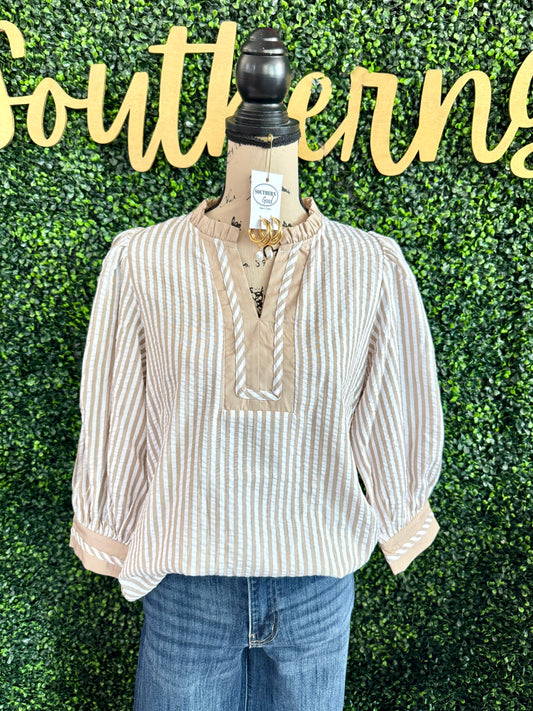 Bastian Taupe Top