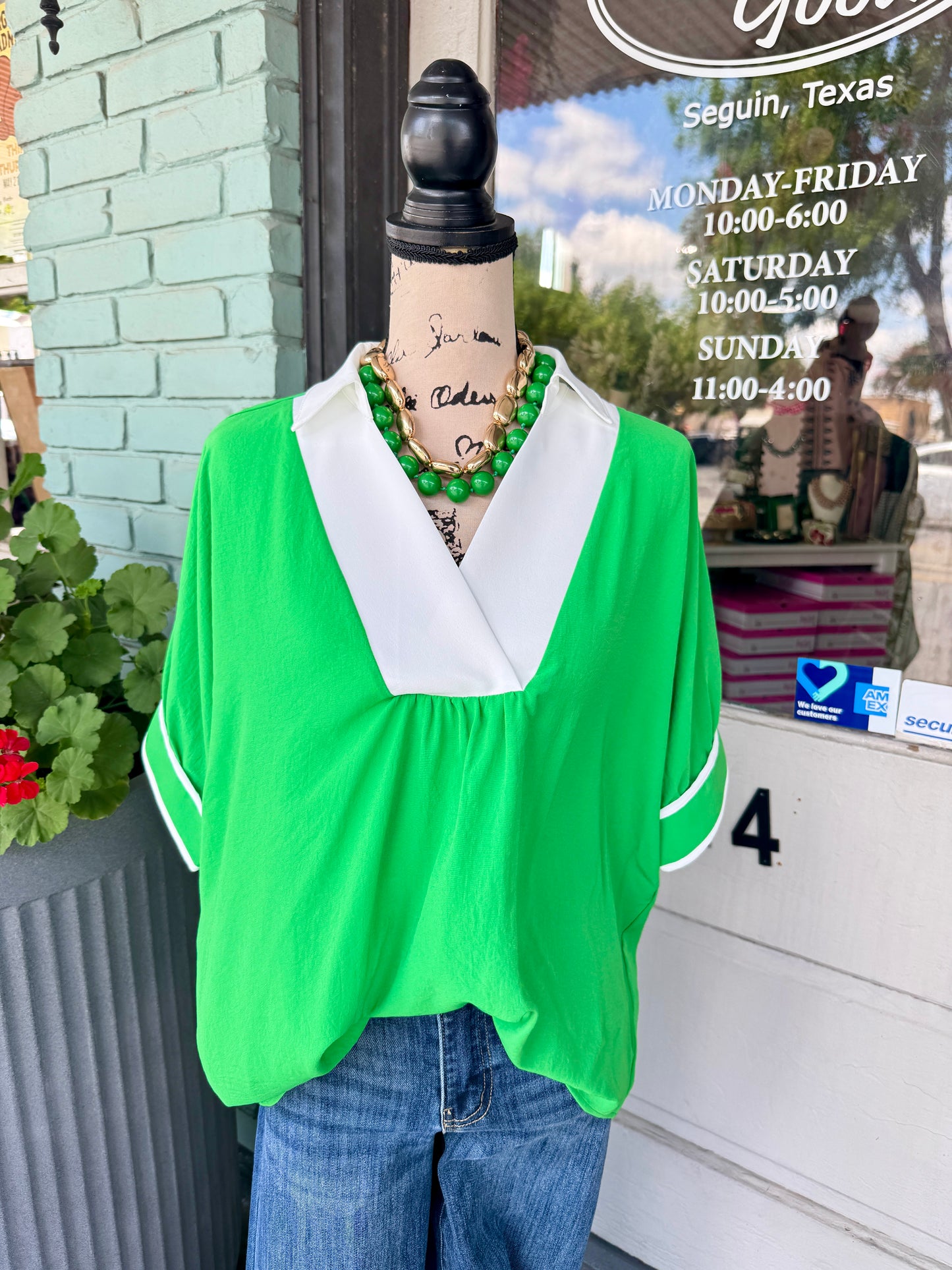 Caya Green Top
