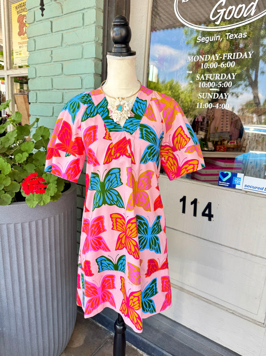 Butterflies Shift Dress