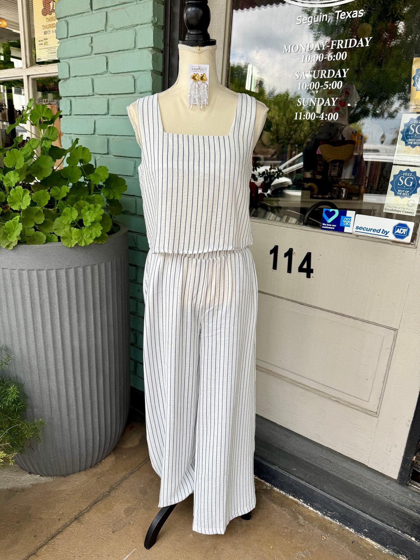 Devon Ivory Pant Set