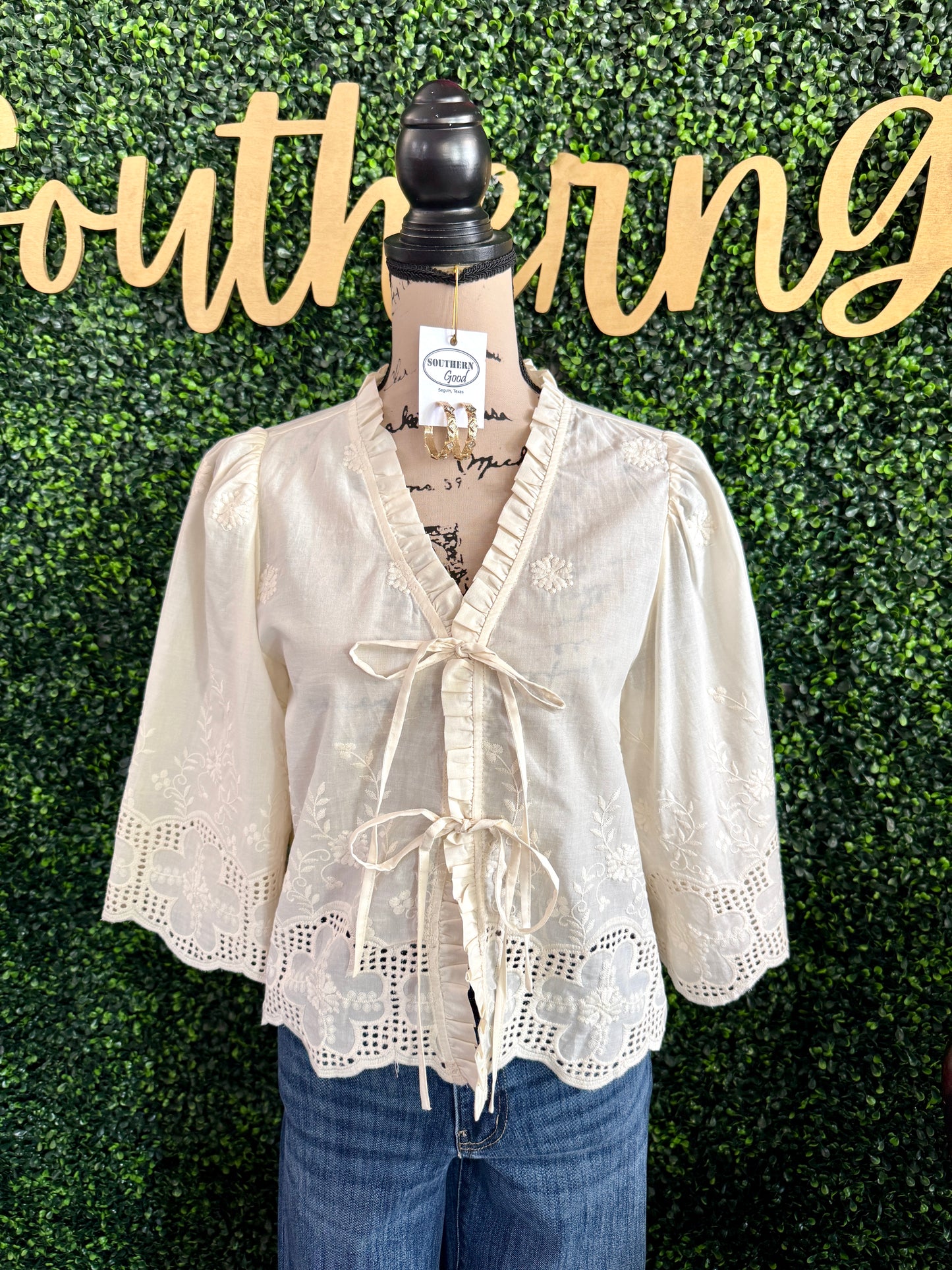 Tenney Scallop Top