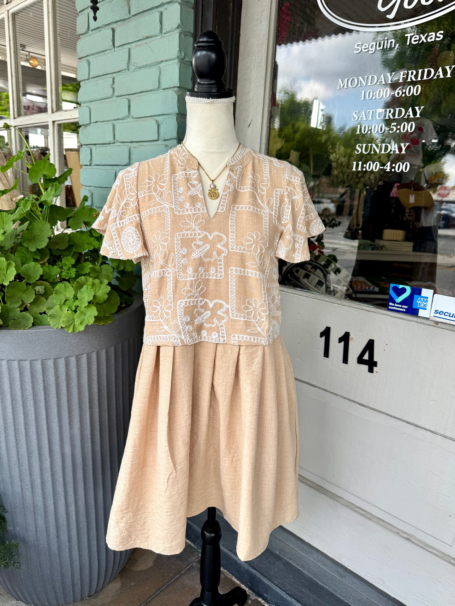 Langley Latte Dress