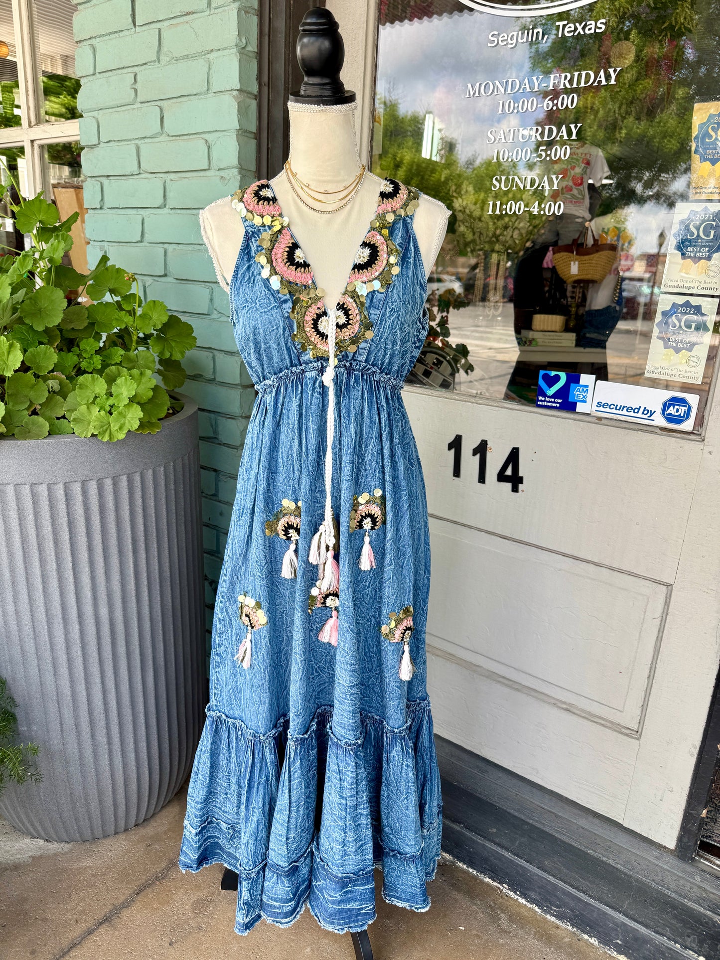 Corrales Denim Maxi