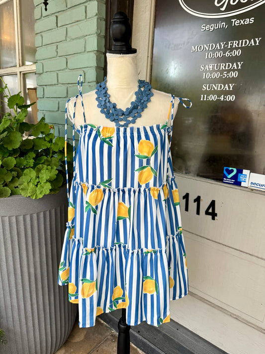 Summertime Fun Blue Dress