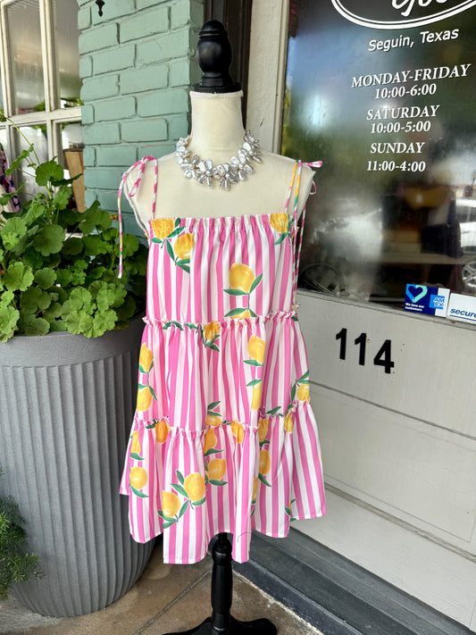 Summertime Fun Pink Dress