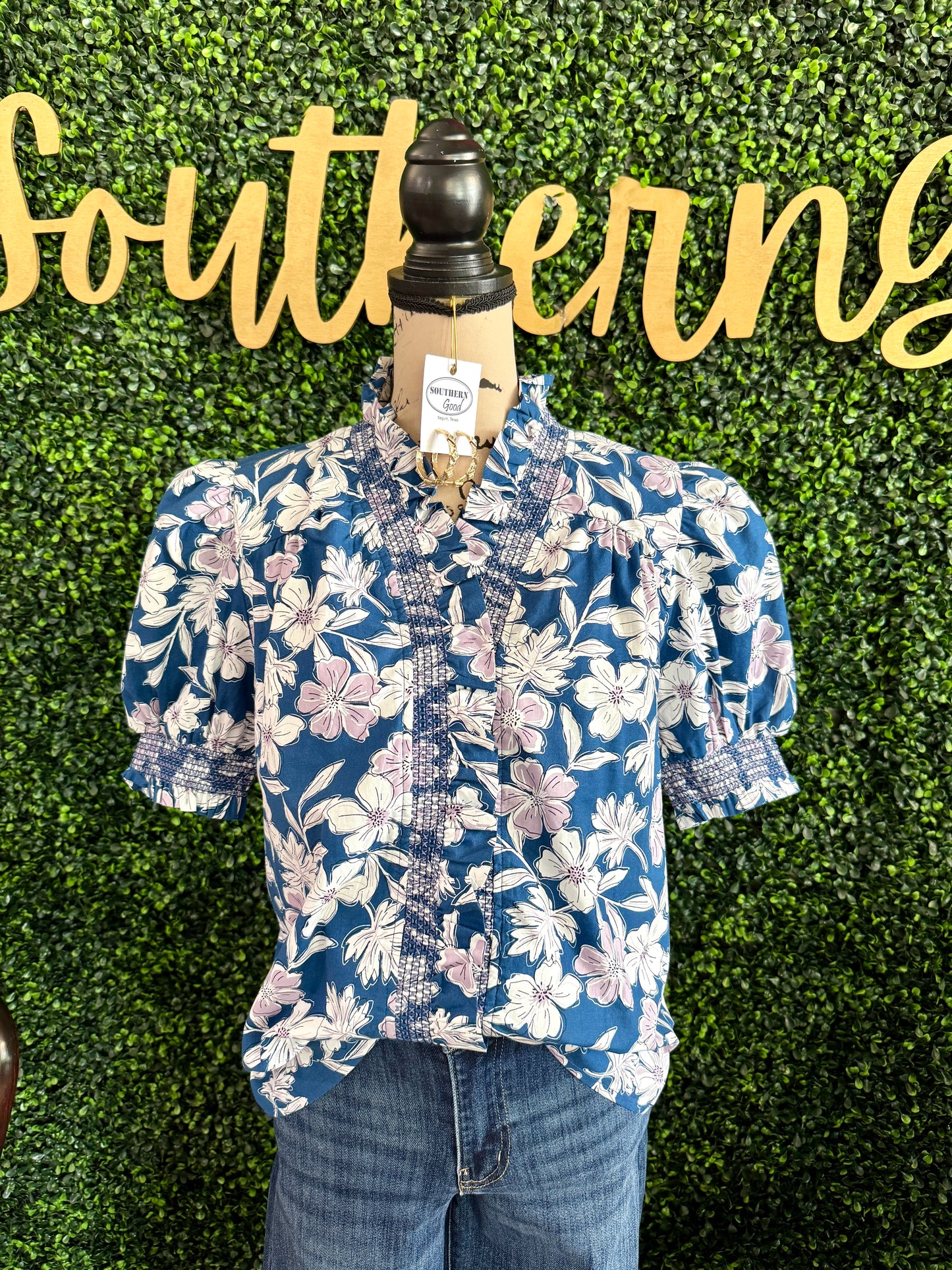 Junio Navy Top