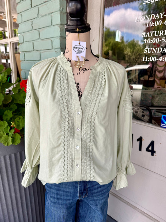 Luka Sage Button Up