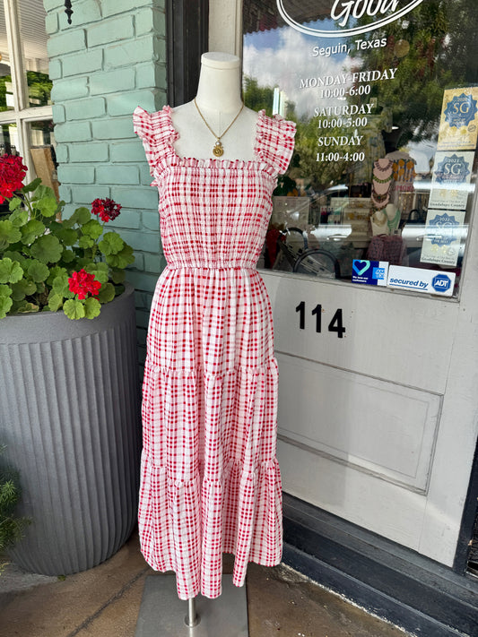 Picnic Plaid Midi