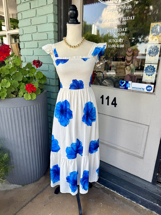Anemone Floral Midi