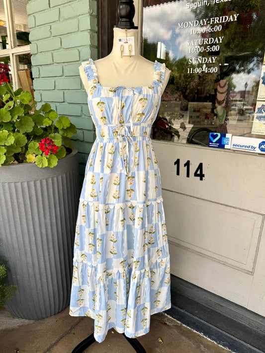 Shyla Blue Midi