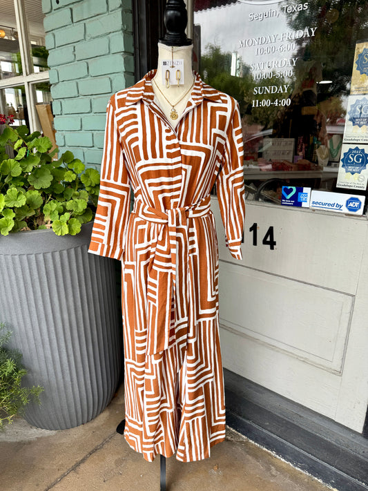 Charlie Graphic Midi