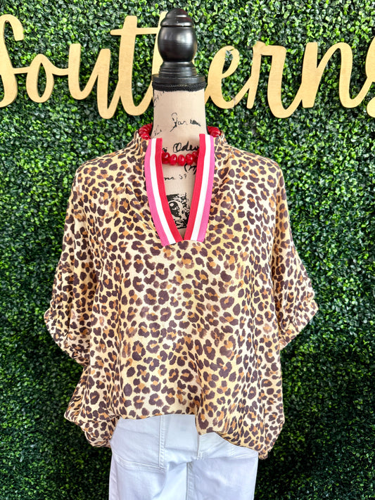 Lindie Leopard Top
