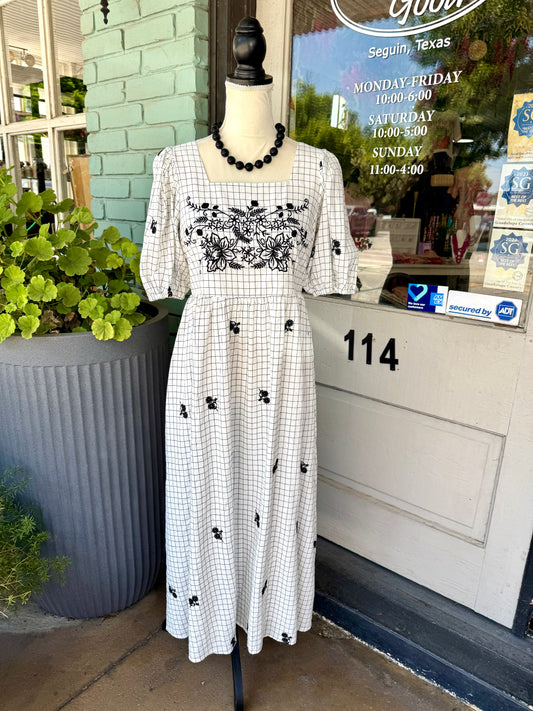 Charlotte Embroidered Midi