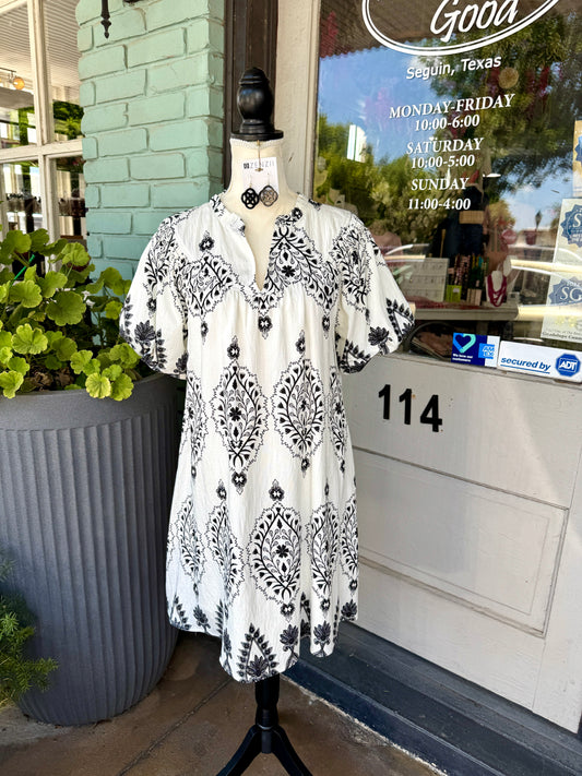 Clara White Dress