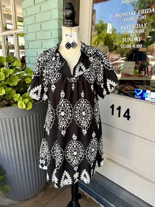 Clara Black Dress