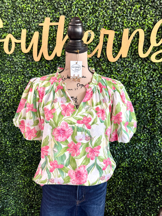 Colby Floral Top