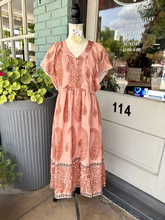 Reece Terracotta Midi
