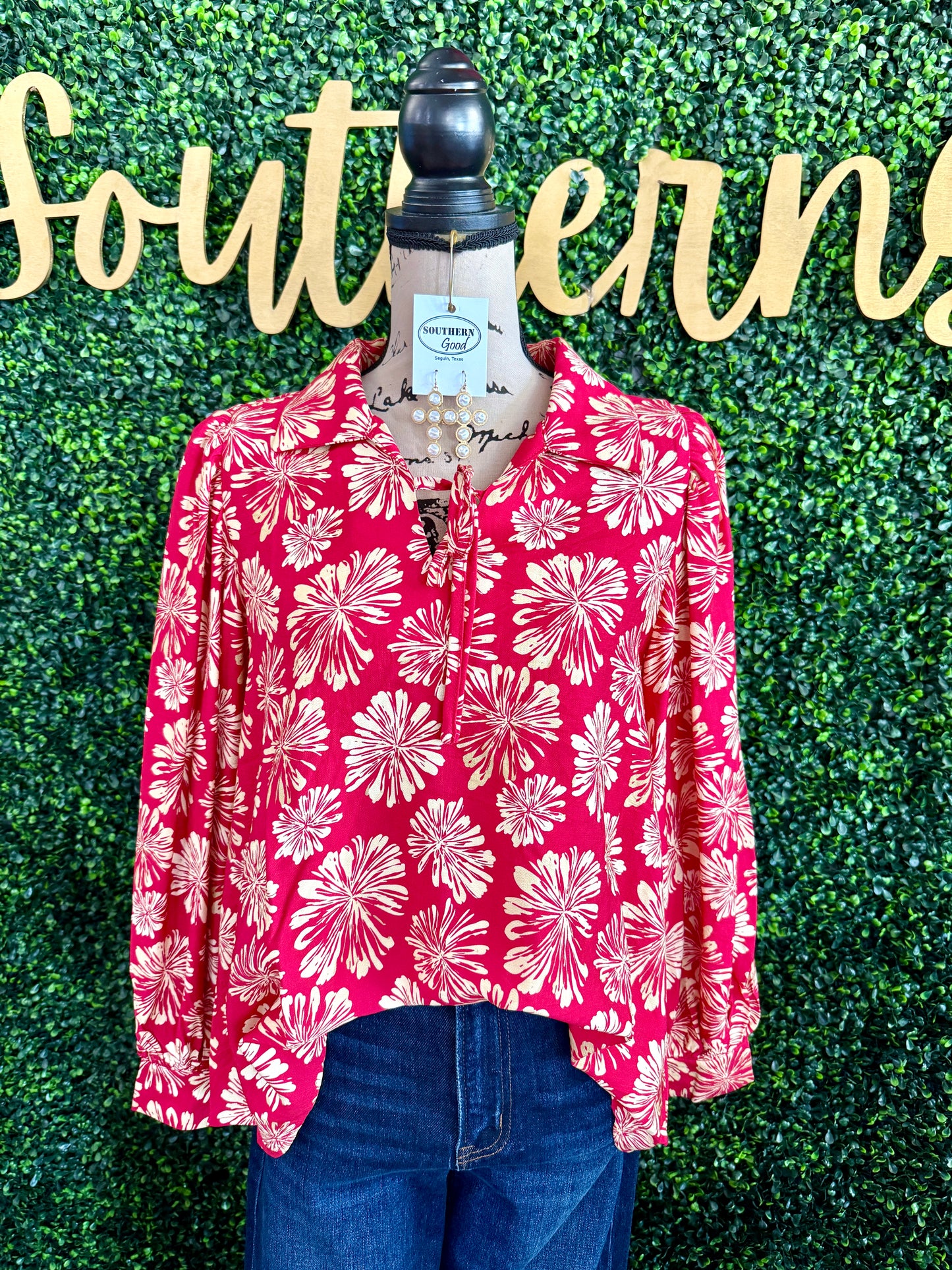 Leslie Floral Top