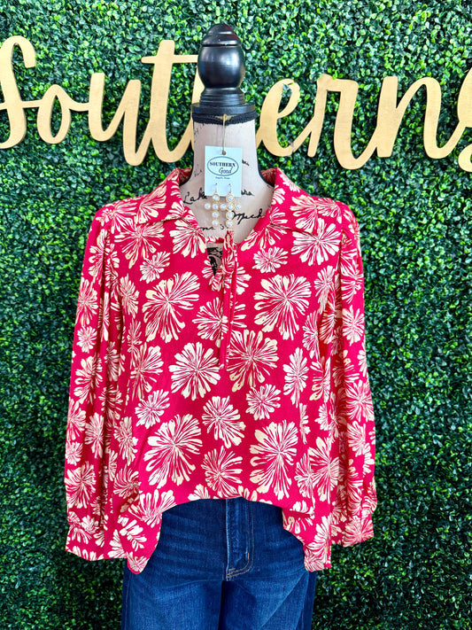 Leslie Floral Top