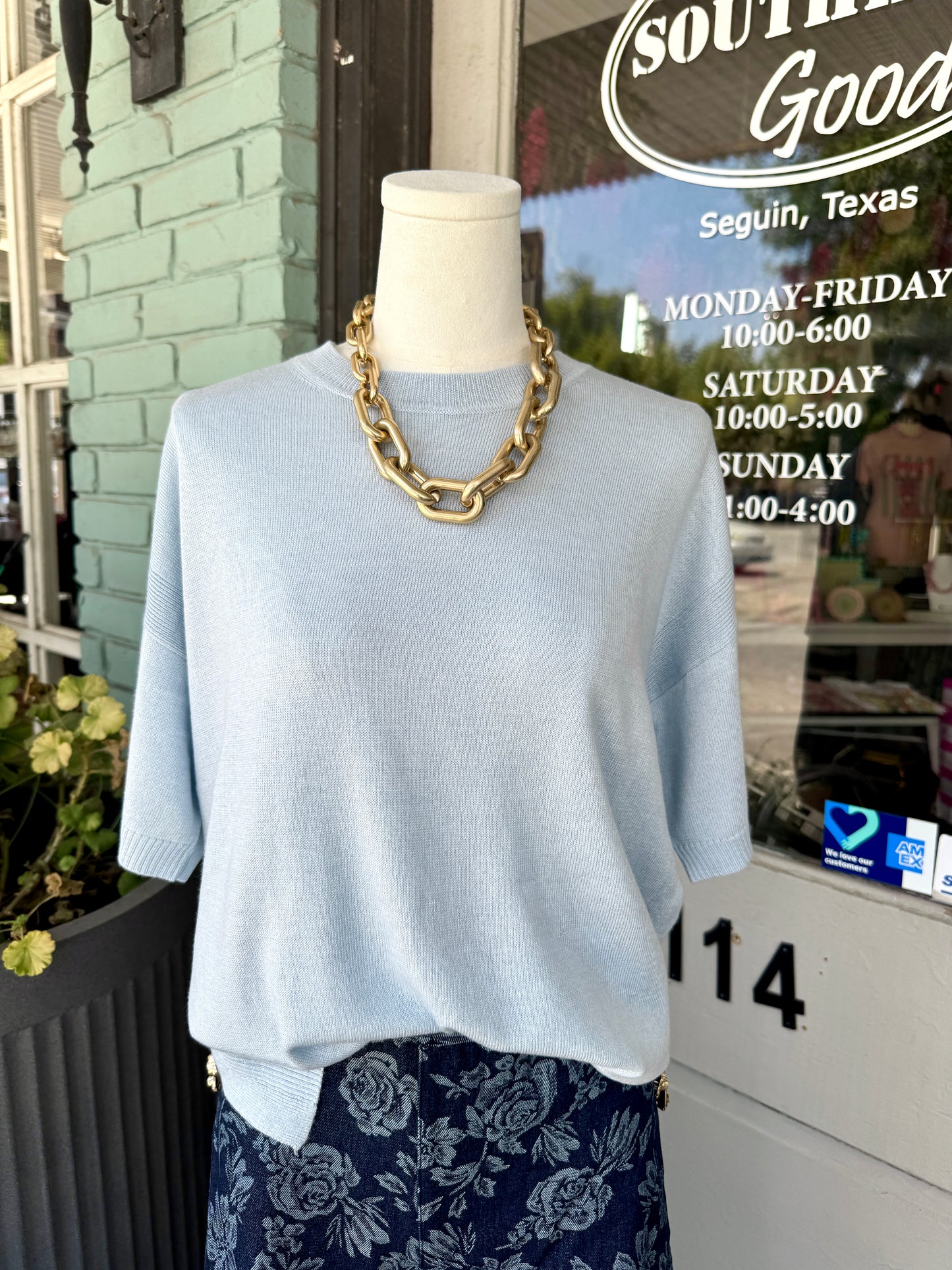 Karli Blue Sweater